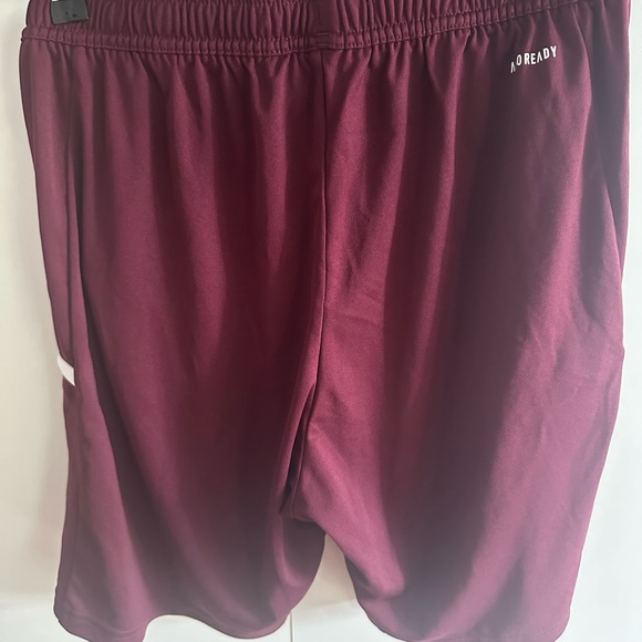 Adidas Red Athletic Performance Shorts (Worn ONCE) - Picture 3 of 4